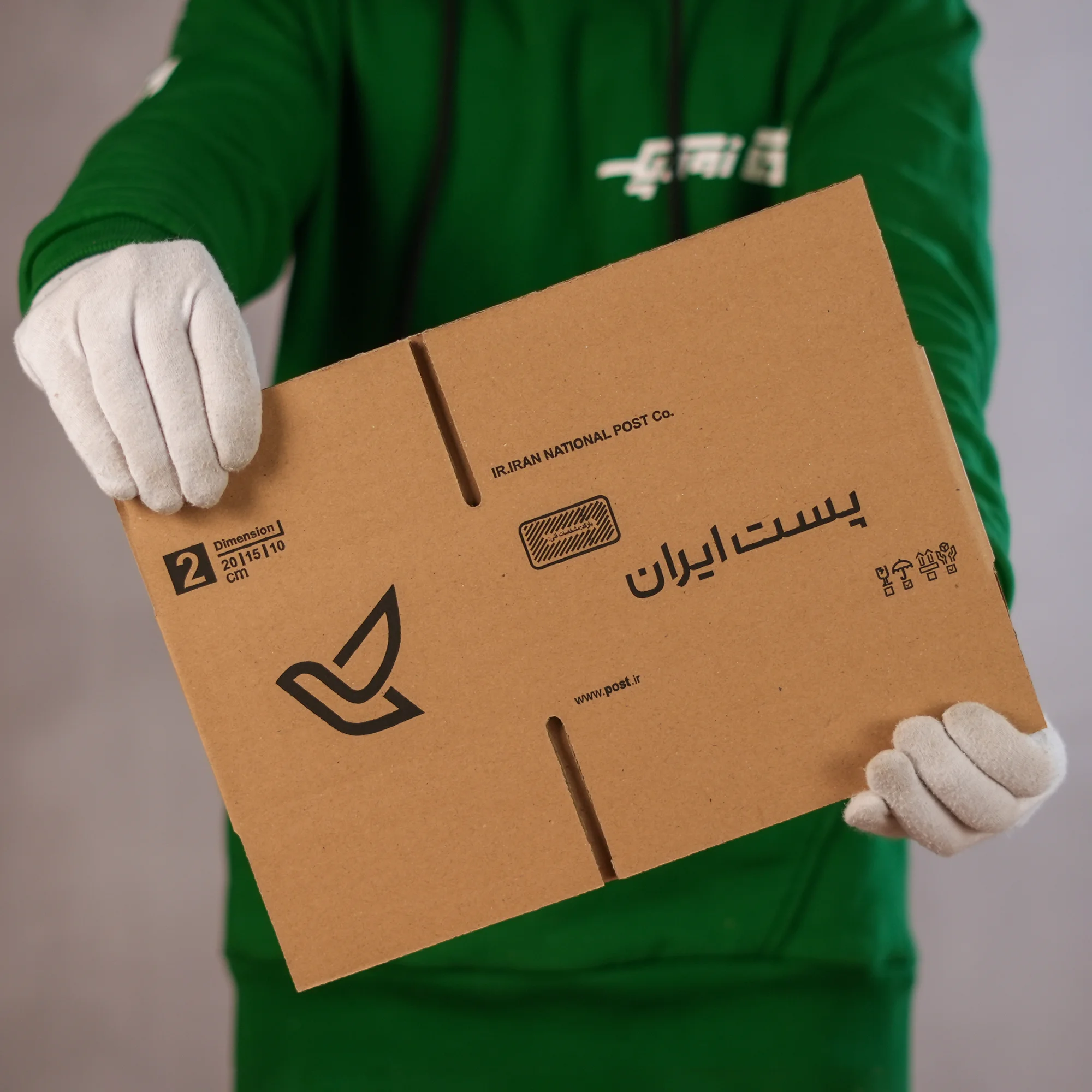 کارتن پستی سایز 2 | سه لایه طرح اداره پست - تصویر 14