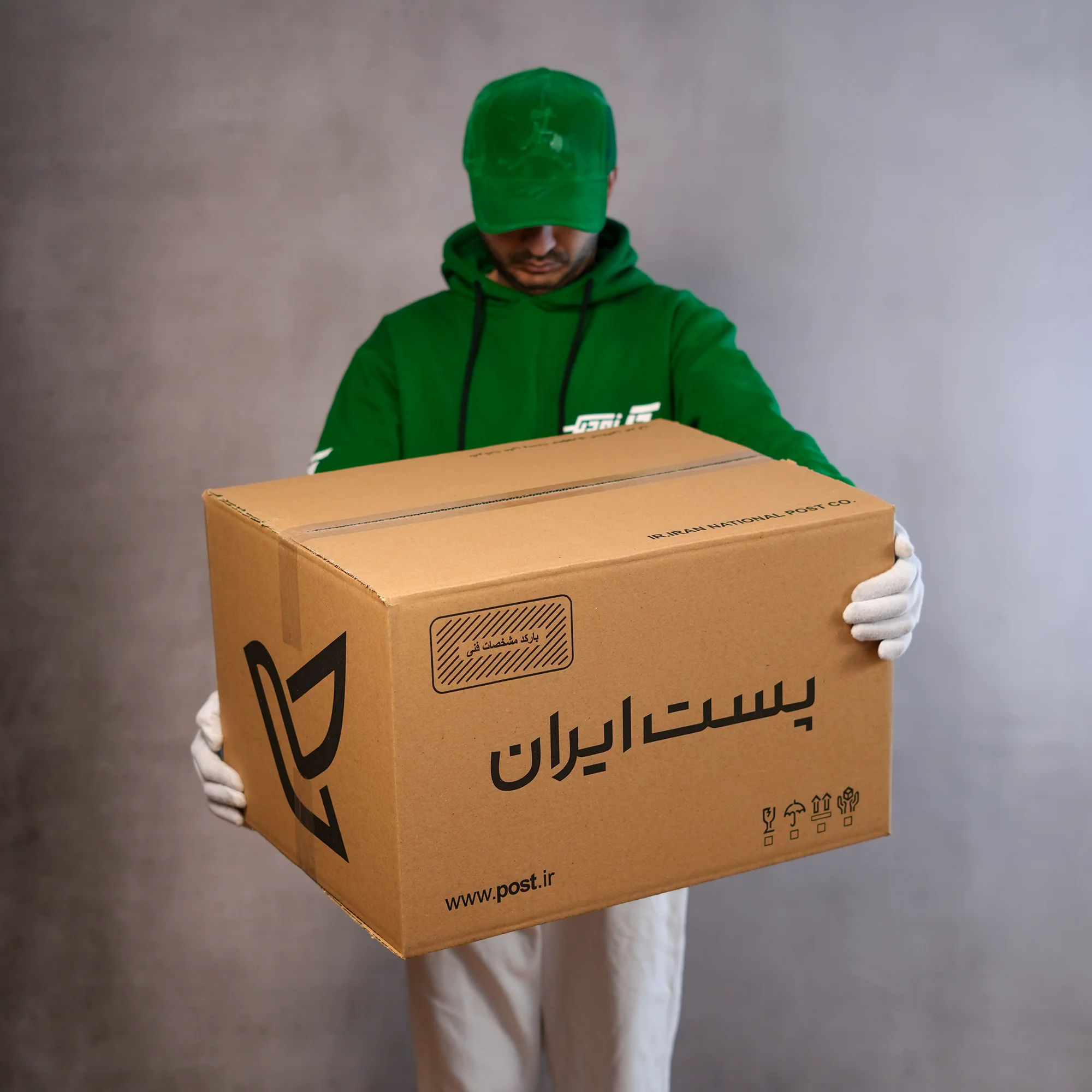 کارتن پستی سایز 9 | سه لایه طرح اداره پست - تصویر 3