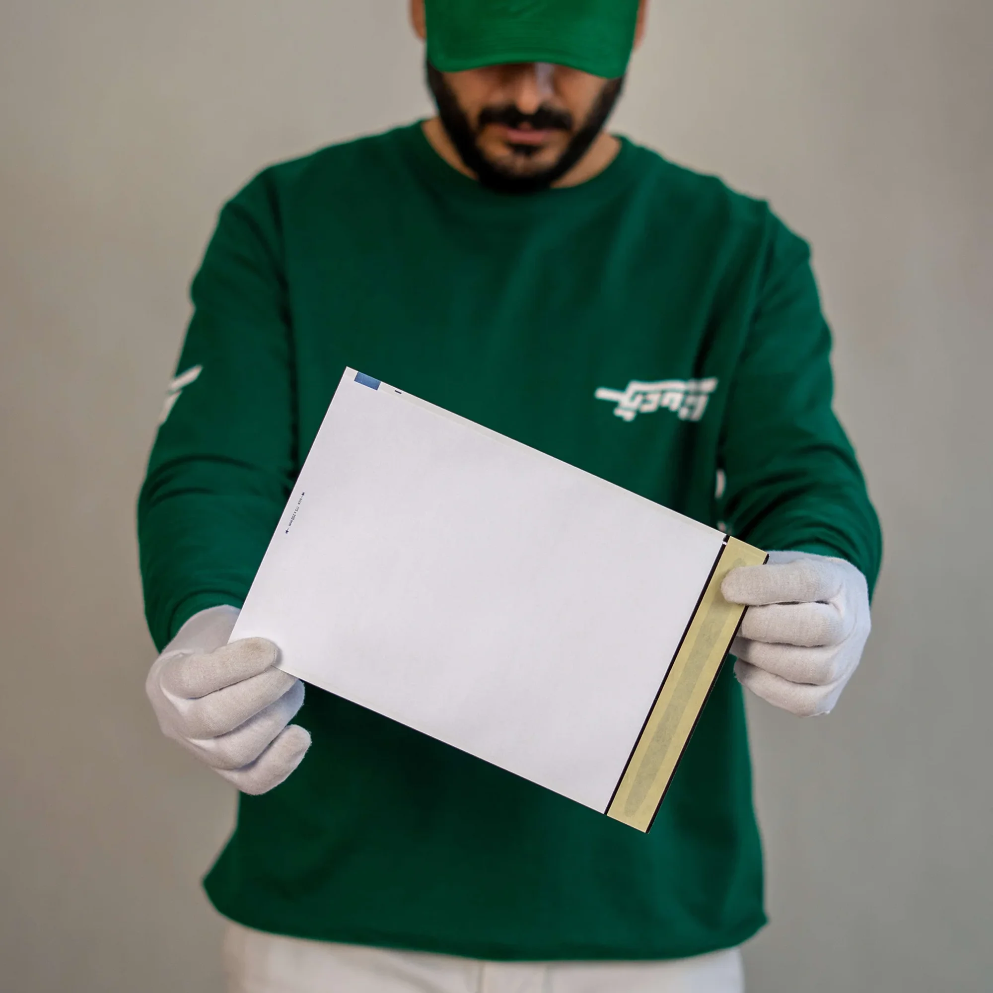 پاکت پستی لمینت مشکی آ۵ طرح آدرس دار - تصویر 3