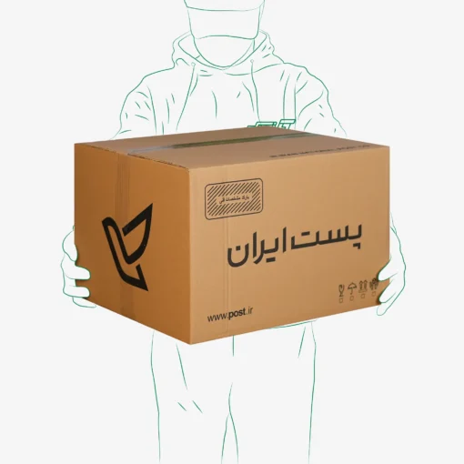 کارتن پستی سایز 8 | سه لایه طرح اداره پست