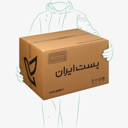 کارتن پستی سایز 9 | سه لایه طرح اداره پست