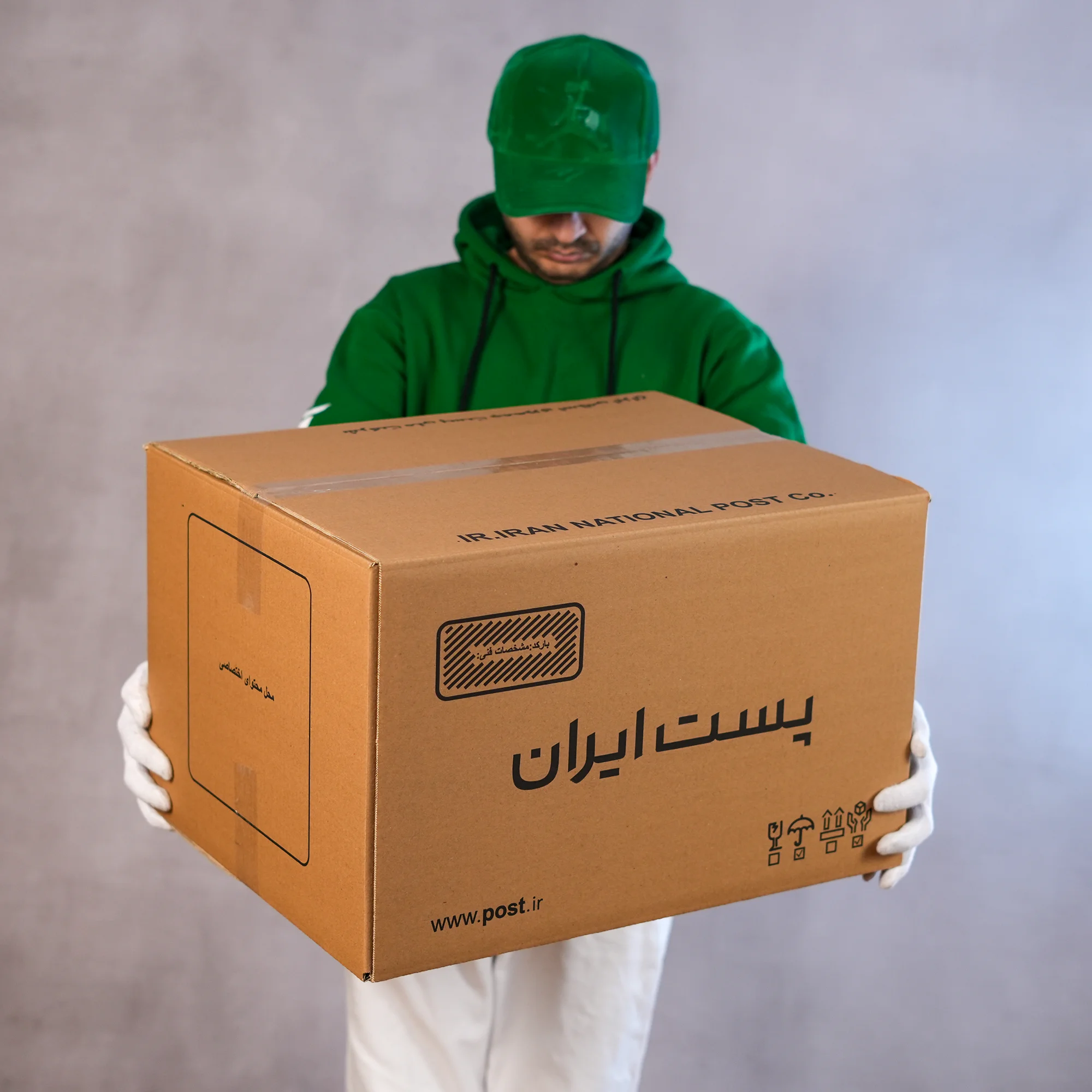 کارتن پستی سایز 9 | پنج لایه طرح اداره پست - تصویر 2