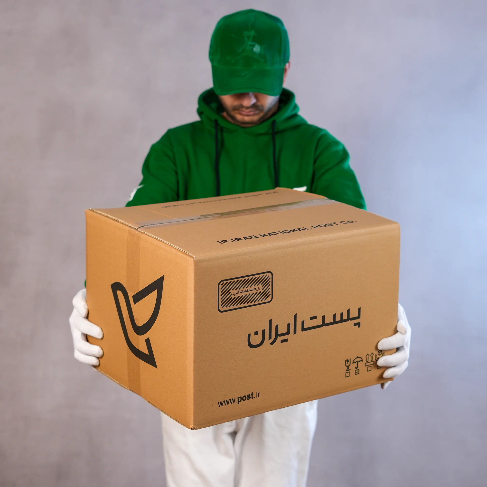 کارتن پستی سایز 8 | پنج لایه طرح اداره پست - تصویر 2