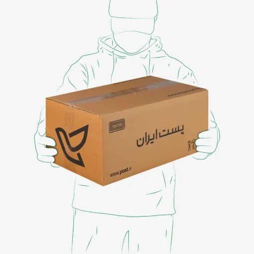 کارتن پستی سایز 6 | پنج لایه طرح اداره پست
