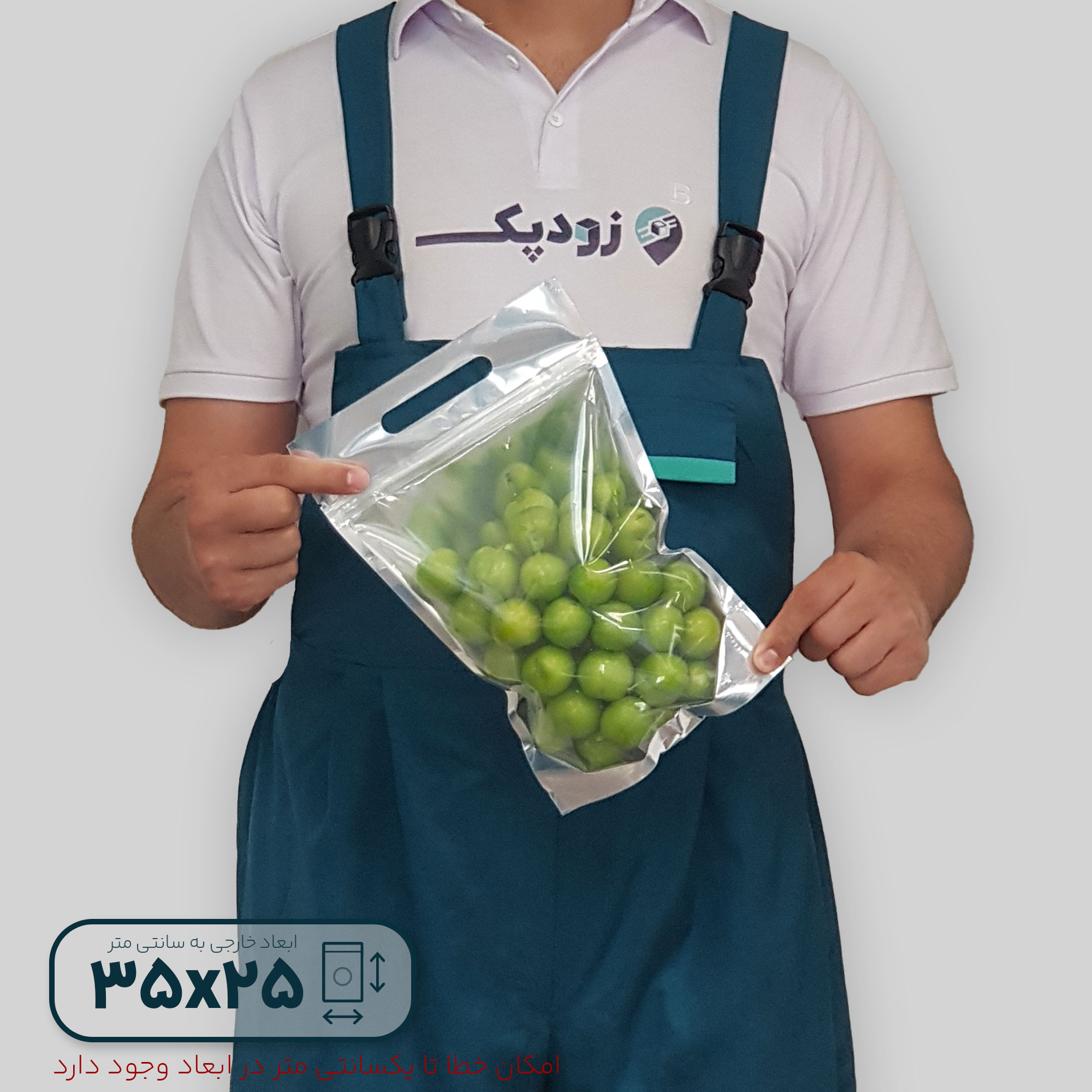 پاکت ایستاده زیپدار متالایز3525- محصول