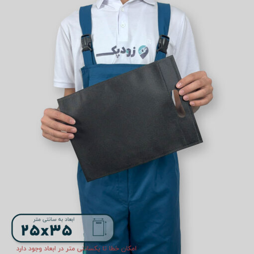 ساک دستی پارچه سوزنی دستگیره پانچی ۳۵*۲۵ فلت