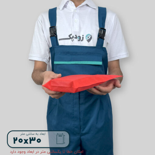 ساک دستی پارچه سوزنی دستگیره پانچی ۳۰*۲۰ فلت