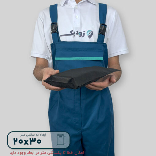 ساک دستی پارچه سوزنی دستگیره پانچی ۳۰*۲۰ فلت