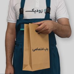 ساک دستی کرافت دستگیره پانچی فول گاست با چاپ اختصاصی