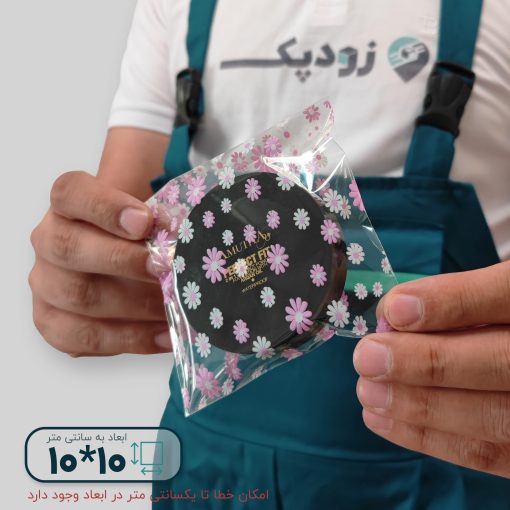 سلفون لب چسب دار طرح شکوفه 10*10
