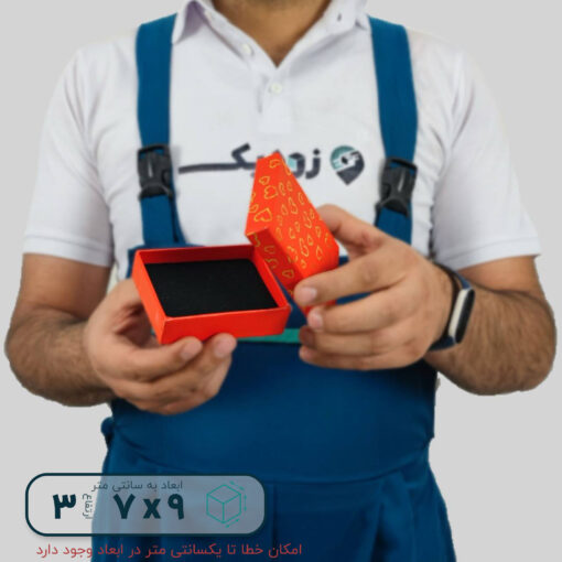هاردباکس نیم ست طرح قلب 7*9 ارتفاع 3 سانتیمتر
