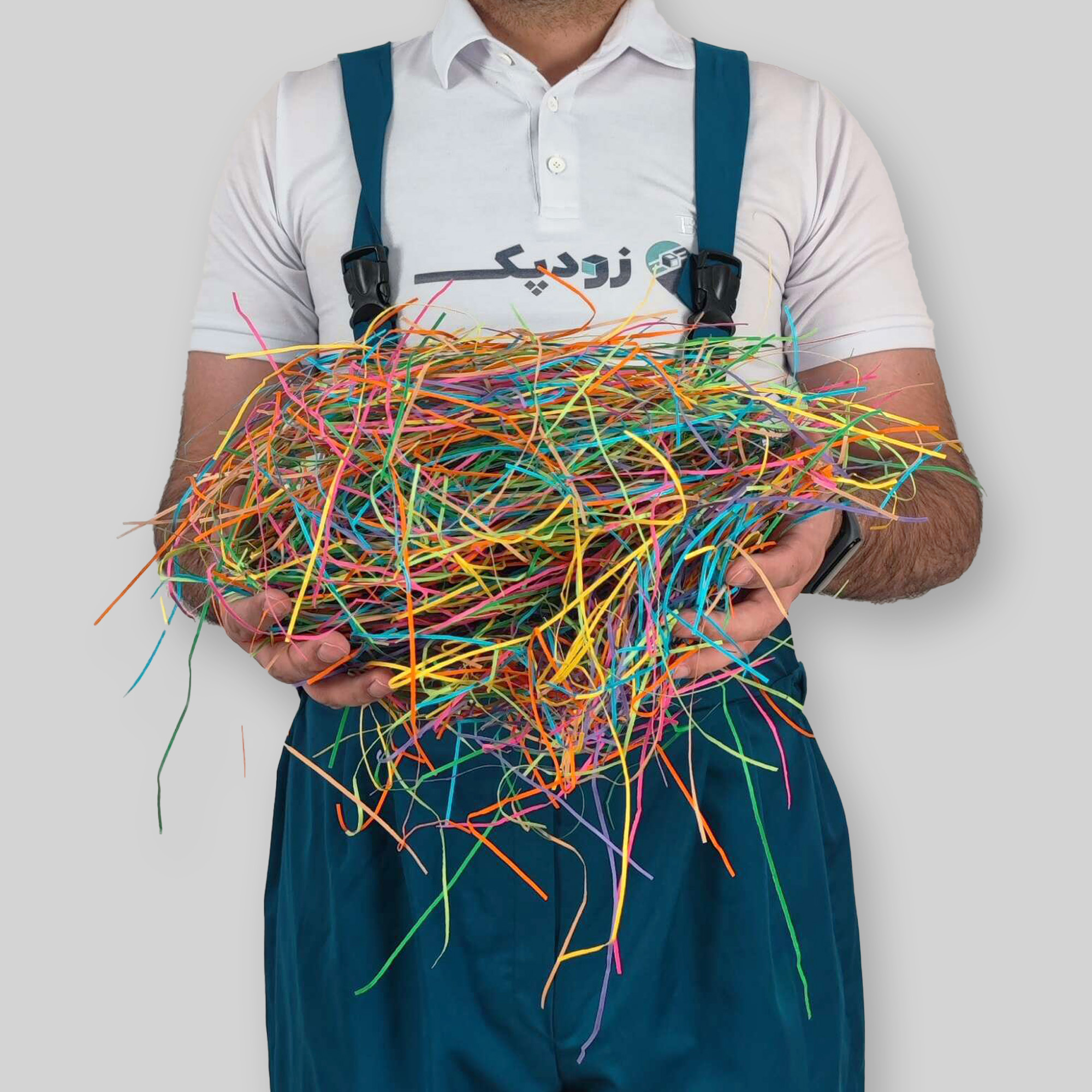 پوشال کاغذی رنگی درجه 1 - 500 گرمی - تصویر 1