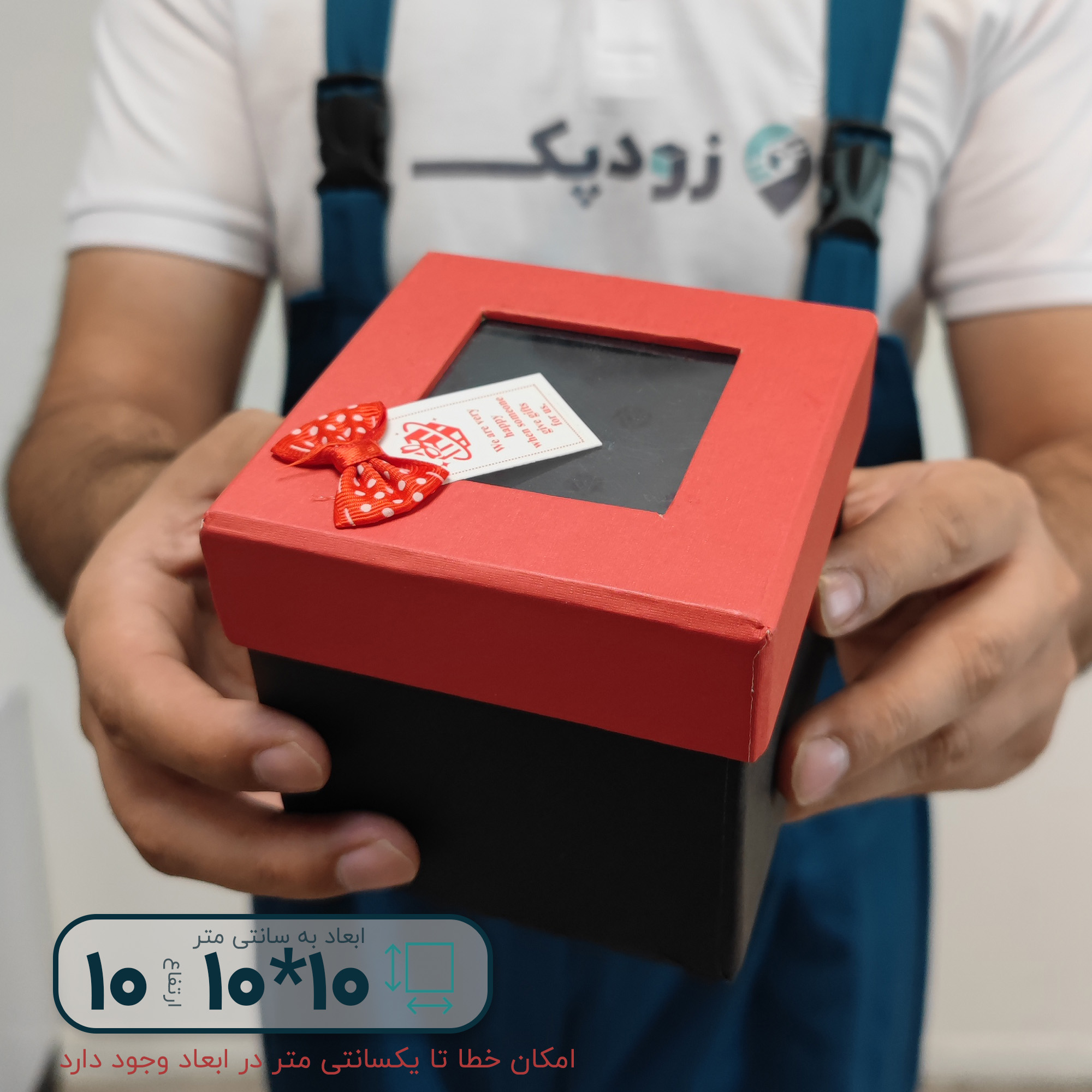 هاردباکس مکعبی درب طلقی 10*10 ارتفاع 10 سانتیمتر - تصویر 3