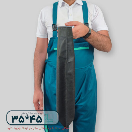 ساک دستی پارچه سوزنی دستگیره پانچی ۴۵*۳۵ فلت