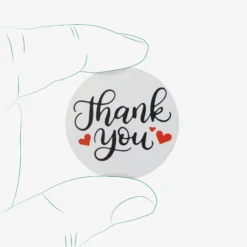 برچسب تشکر از خرید طرح Thank you - کد 03