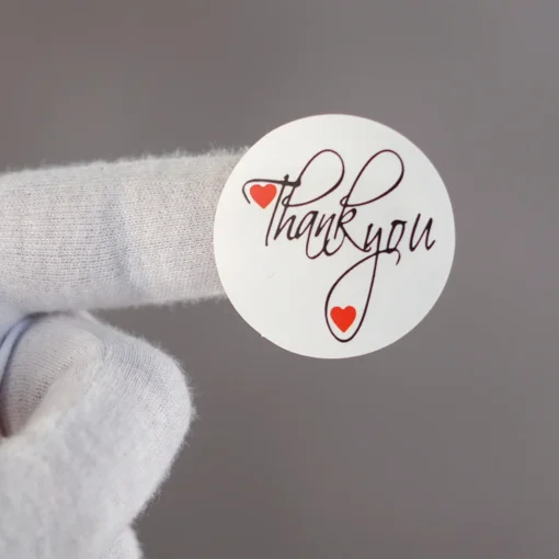 برچسب تشکر از خرید طرح Thank you - کد 02