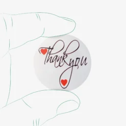 برچسب تشکر از خرید طرح Thank you - کد 02