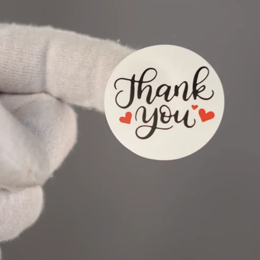 برچسب تشکر از خرید طرح Thank you - کد 03