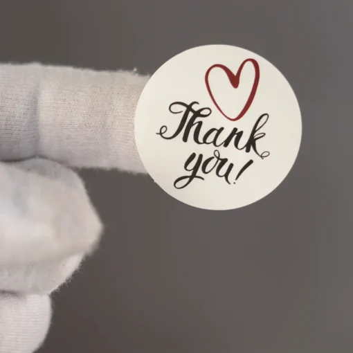 برچسب تشکر از خرید طرح Thank you - کد 04