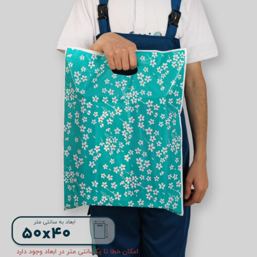 نایلون براق دستگیره پانچی ۵۰*۴۰ فلت طرح F9821