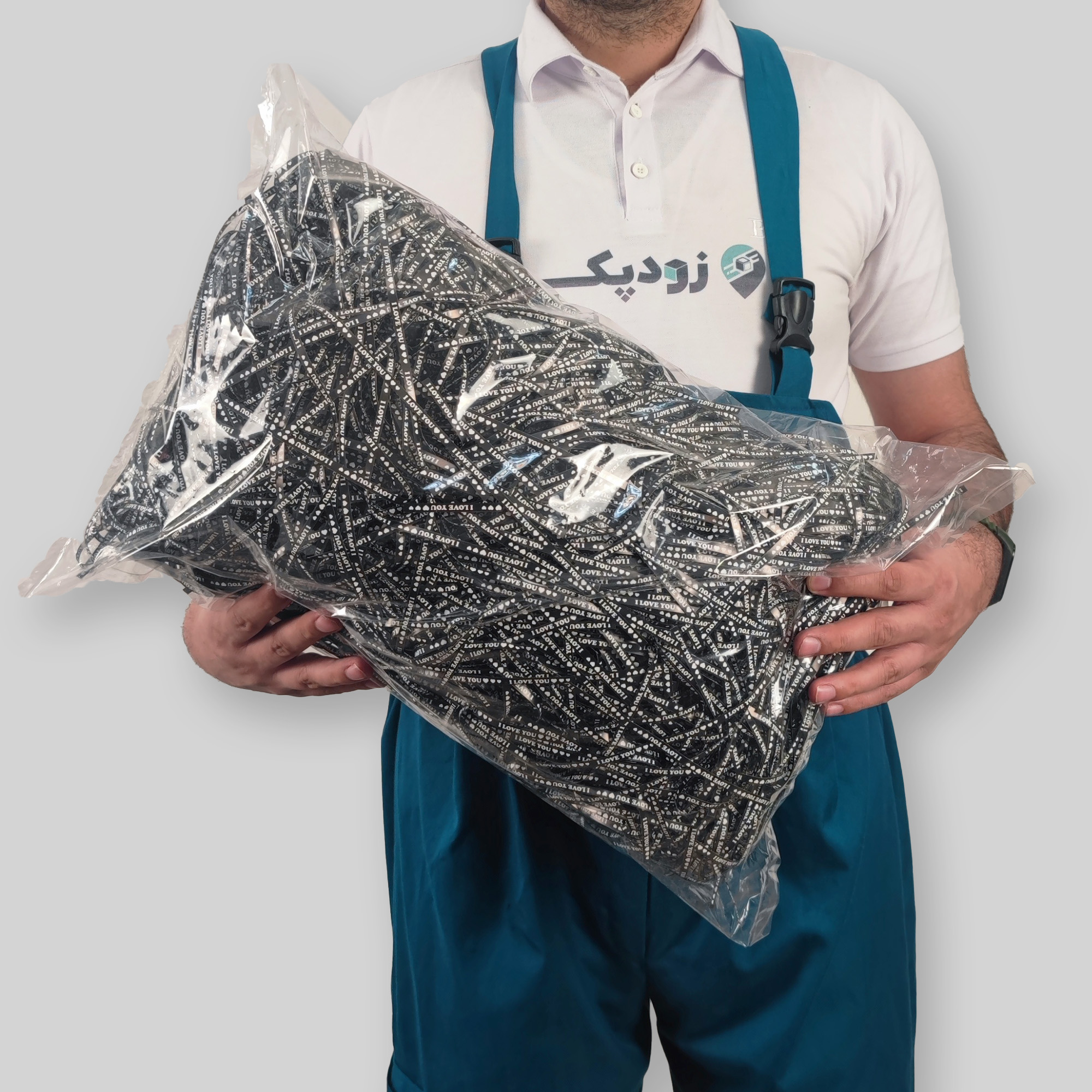 پوشال کاغذی طرح I love you درجه 1 – 500 گرمی - تصویر 5