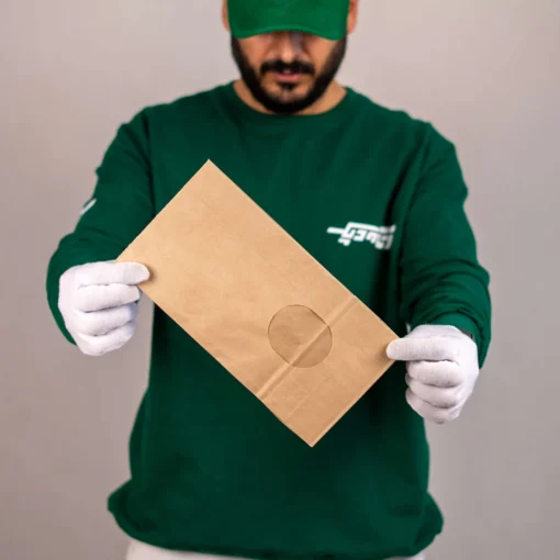 پاکت کرافت پنجره دار ۱۵*۳۰ فول گاست ۸